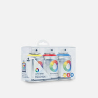 3 cans of MTN waterbed on a grey background 