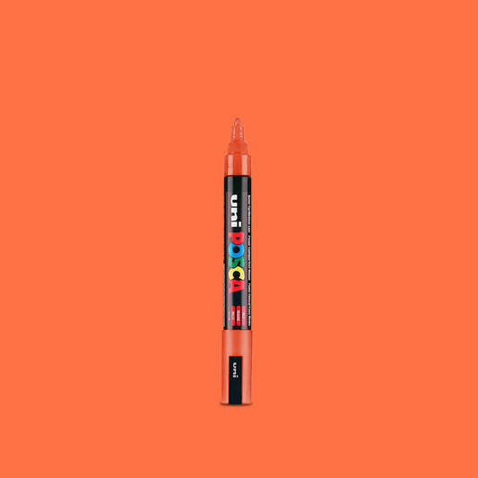 Uni Posca PC-5M Fluorescent Orange