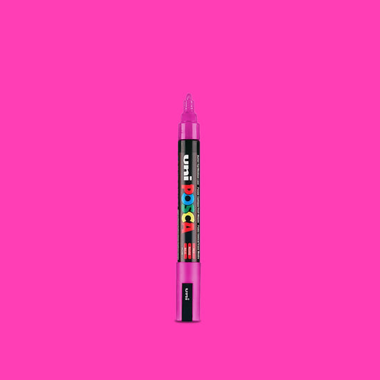 Uni Posca PC-5M Fluorescent Pink