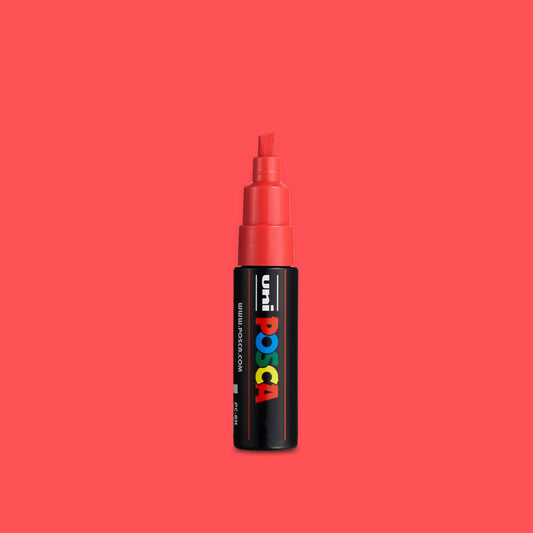 Uni Posca PC-8K Fluorescent Red