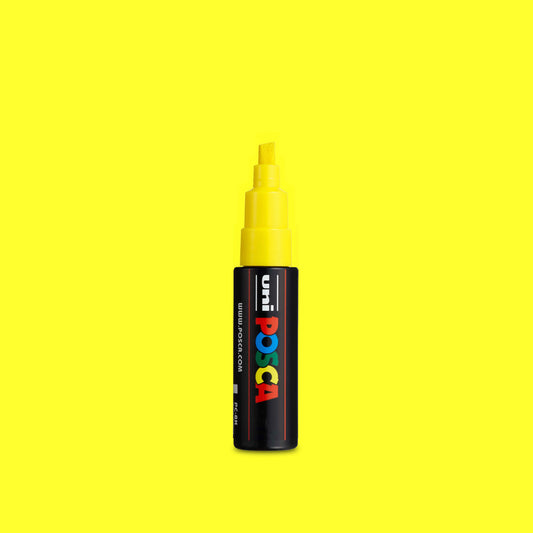 Uni Posca PC-8K Fluorescent Yellow
