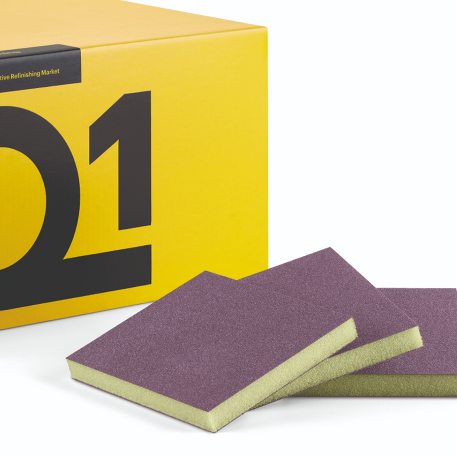 Q1 Double Sided sanding Sponge - Microfine
