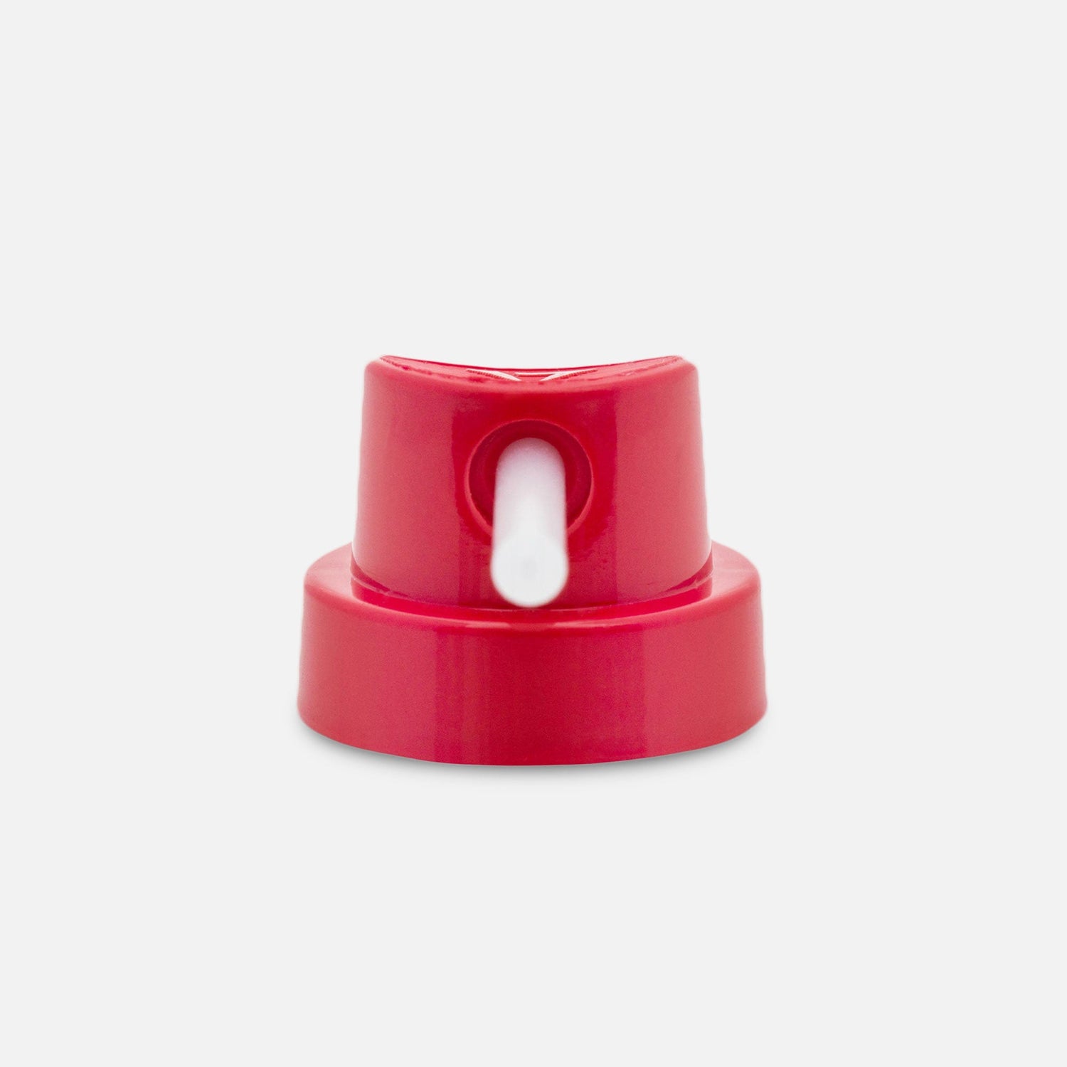 Red needle cap spray paint nozzle for small lines