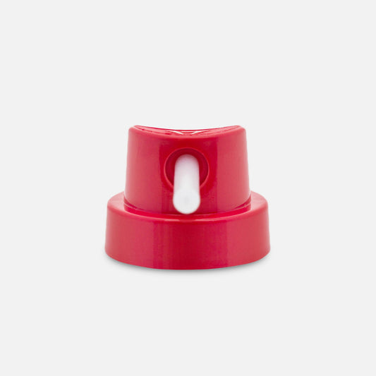 Red needle cap spray paint nozzle for small lines