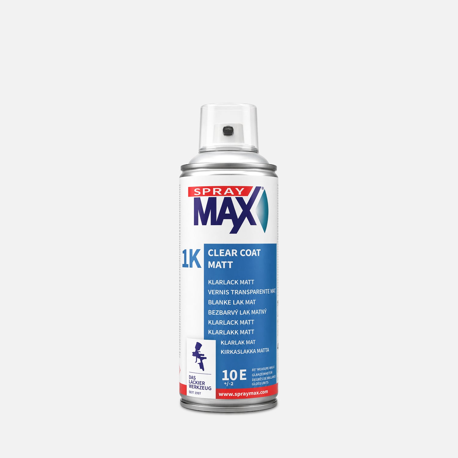 SprayMax 1K Clear Coat Matt Lacquer 10E - 400ml