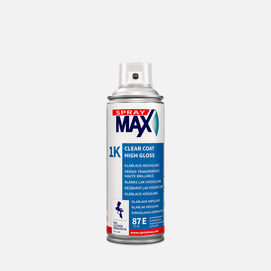 SprayMax 1K Clear Coat High Gloss Lacquer 87E - 400ml