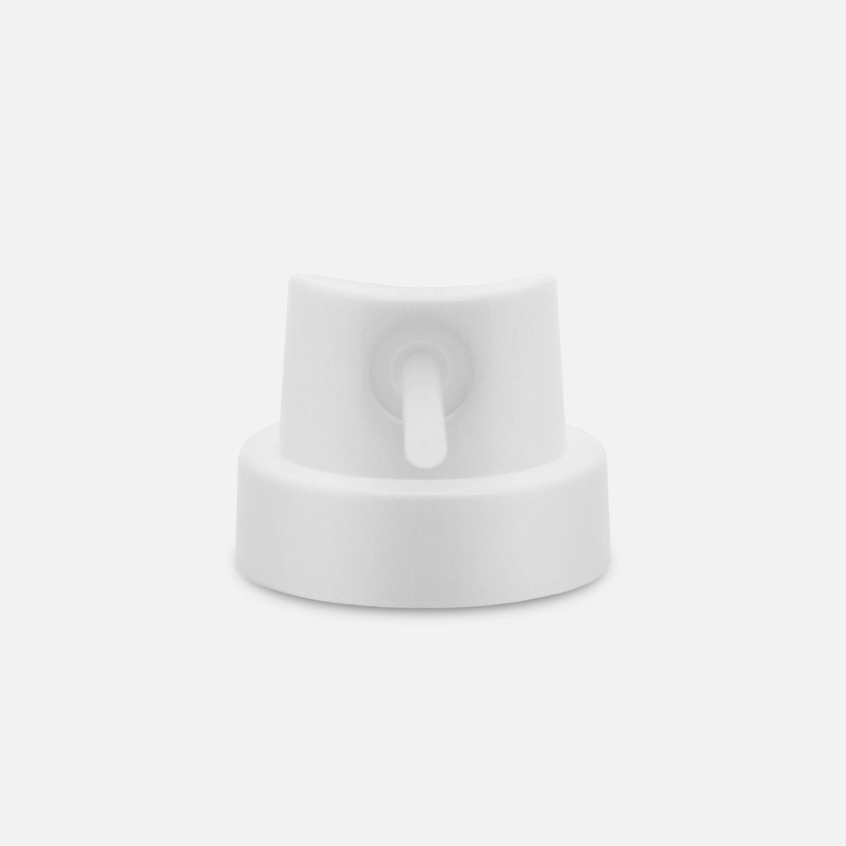 Skinny pipe cap spray paint nozzle for skinny lines