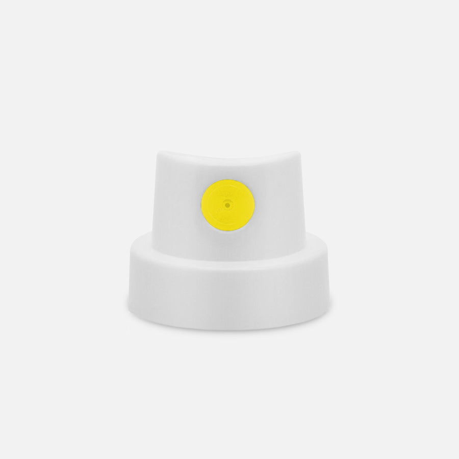 Yellow dot cap spray paint nozzle for medium lines
