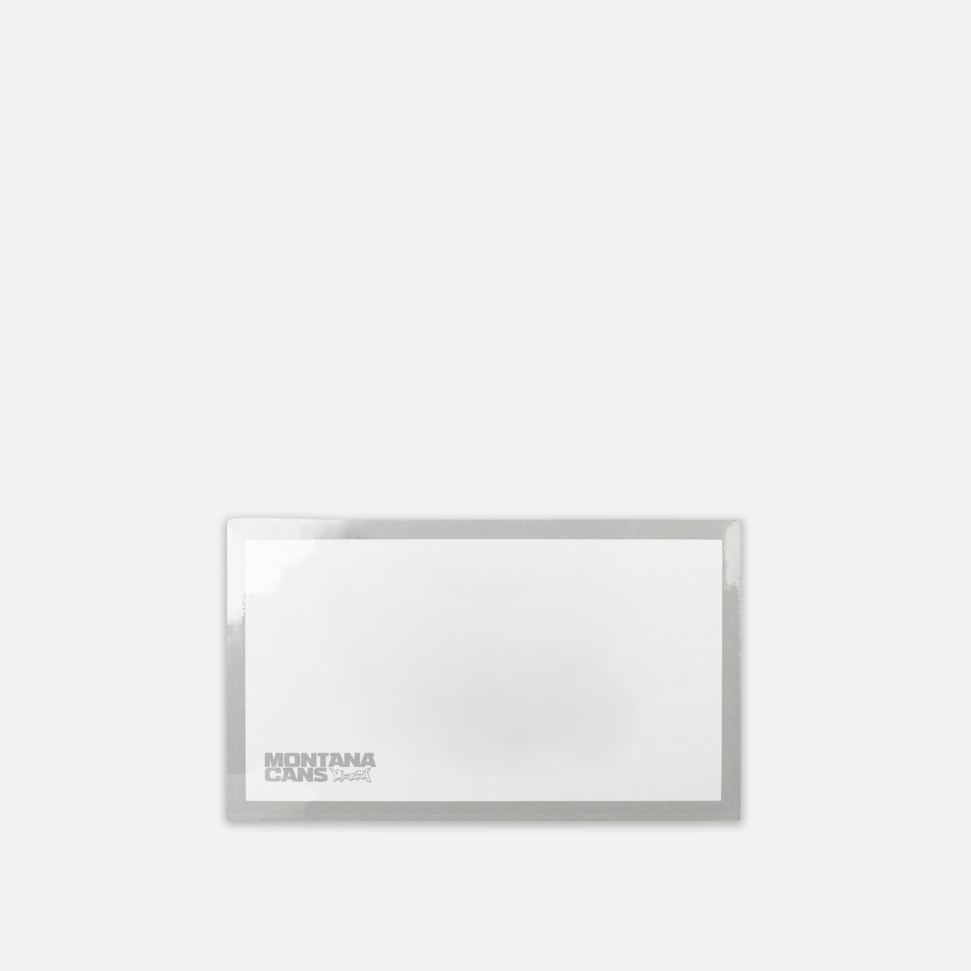 Pack of white montana eggshell stickers